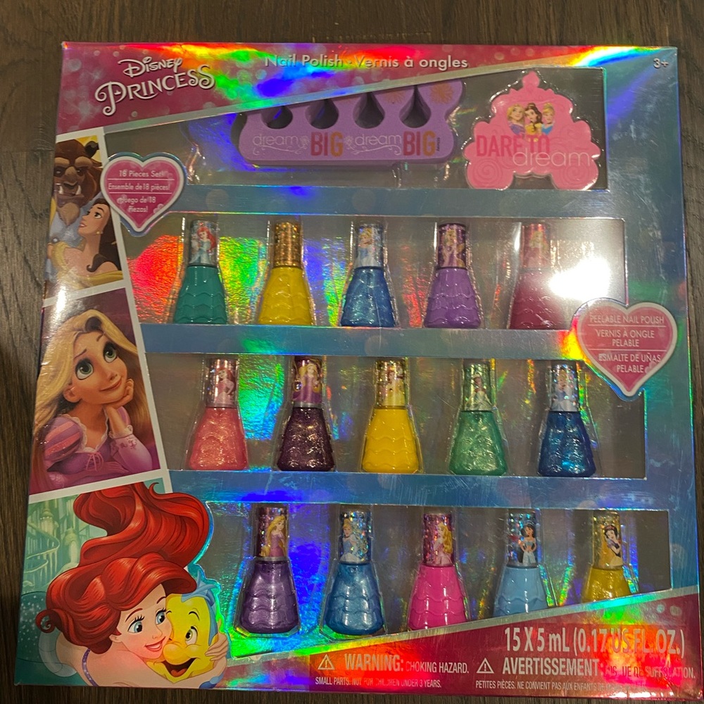 Brand new Disney princess nail polish set